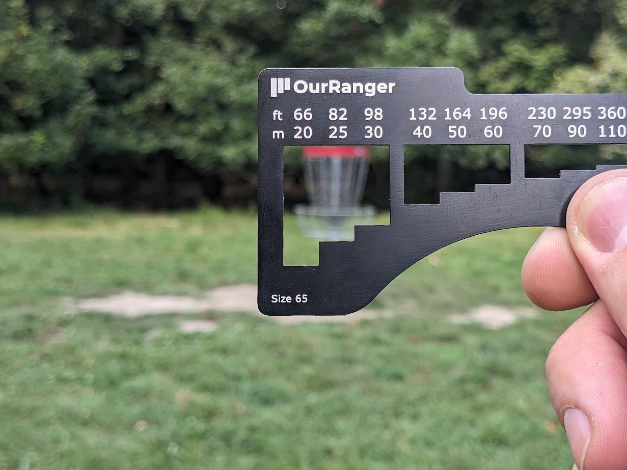 OurRanger - Low Tech Disc Golf Rangefinder